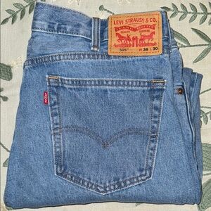 LEVI'S 505 Vintage Regular Fit Men's Jeans 38x30